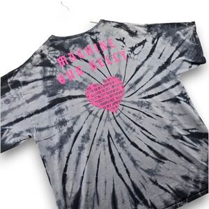 Machine Gun Kelly T Shirt Mens 3XL Gray Tie Dye Tickets To My Downfall Graphic